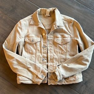 H&M Khaki Colored Jean Jacket